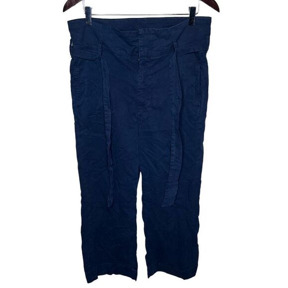 Mother Pants With Strap Belt Navy 29 - Picture 1 of 7